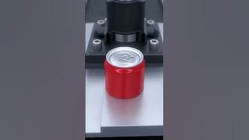 "Futuristic Can Crushing Line — Robotic Precision ASMR | 4K Ultra Realistic"