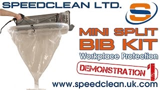 SpeedClean Mini Split Bib Kit Demonstration