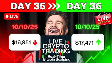 Day 36-Live Crypto Trading – BTC chart- (Live Scalping the Market) with Quantum Speed AI Bot