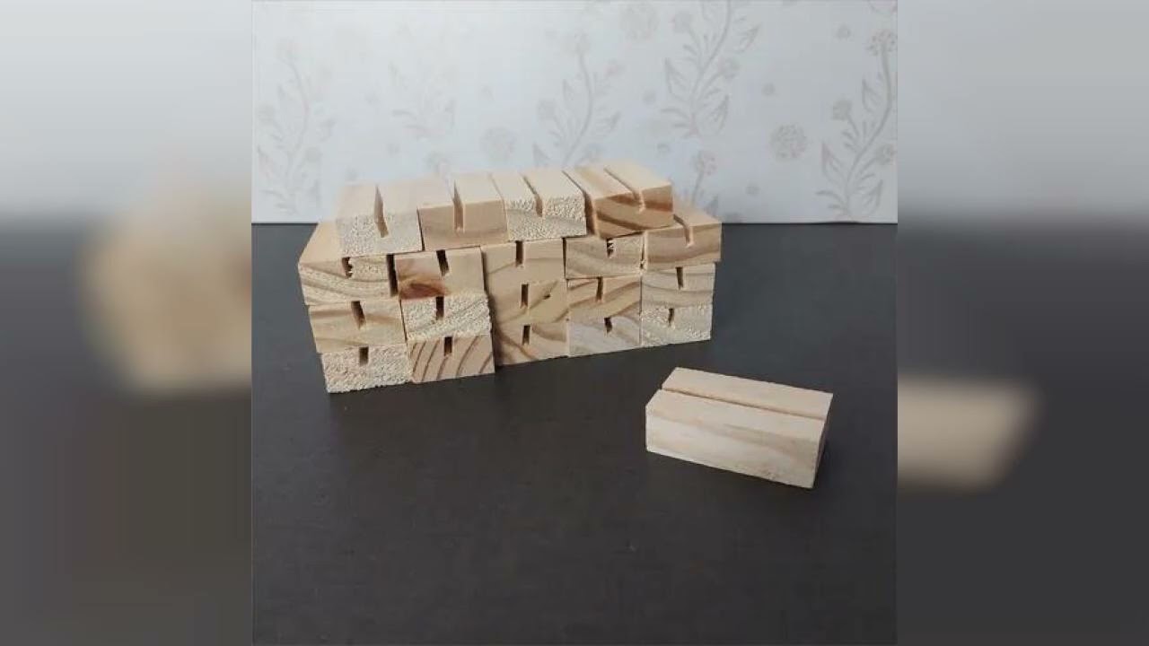 Resenha: Kit 20 Base Porta Retrato Suporte De Madeira Foto Decoração