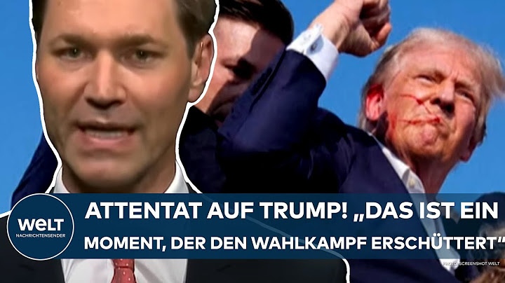 DONALD TRUMP: "Das ist ein Moment, der den Wahlkampf erschüttert!" Nach dem Attentat in Pennsylvania
