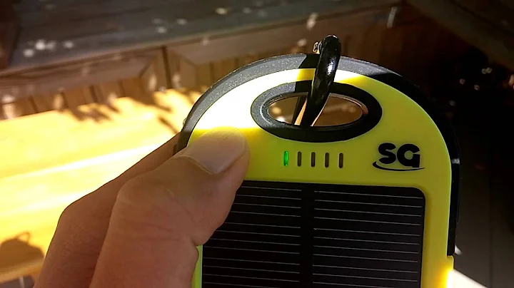 Stunning Gadgets Solar Mobile Charger Battery Pack Review
