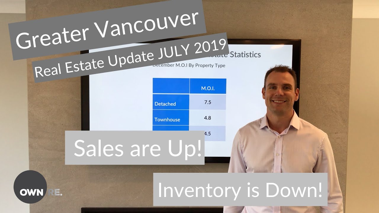 Greater Vancouver July 2019 Real Estate Stats