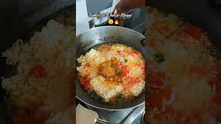 Tomato & Cheese Maggi 🔥🤤 #shorts #food #maggi #cheesemaggi #foodie #viralvideo #spicy #maggilover