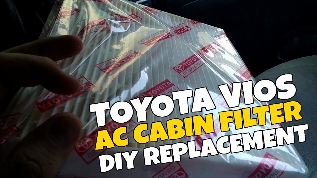 TOYOTA VIOS 20082013 Gen 2 How to Replace AC Cabin Filter YouTube