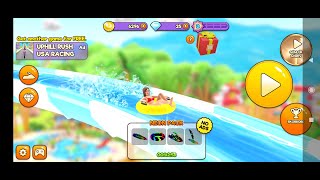 KAYDIRAK OYUNU  AQUA PARK OYUNU  ZEYNEP İLE  OYNADIK COK EĞLENCELİ SU KAYDIRAk Oynun adı uphill rush