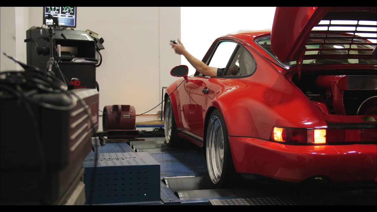 Porsche 911 Turbo Shooting Flames on the Dyno YouTube