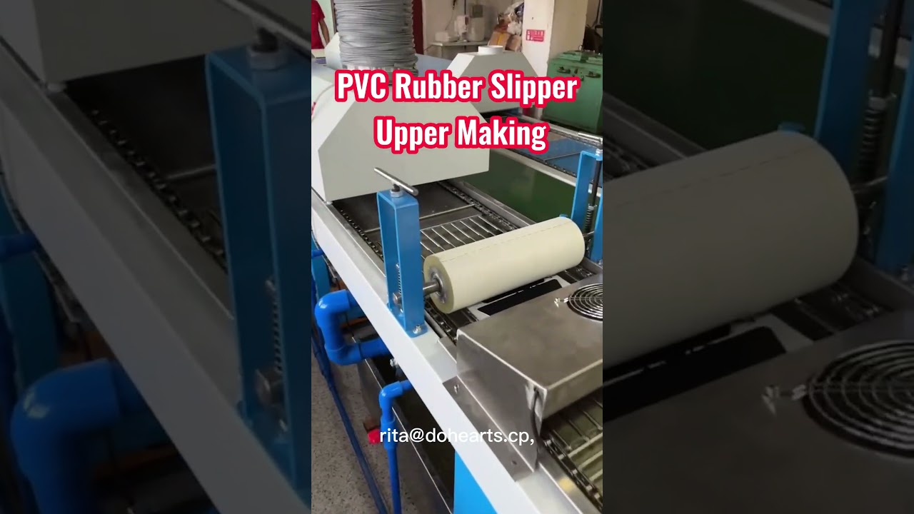 hot selling soft pvc rubber slipper upper production line with high effeciency,automatic dispenser