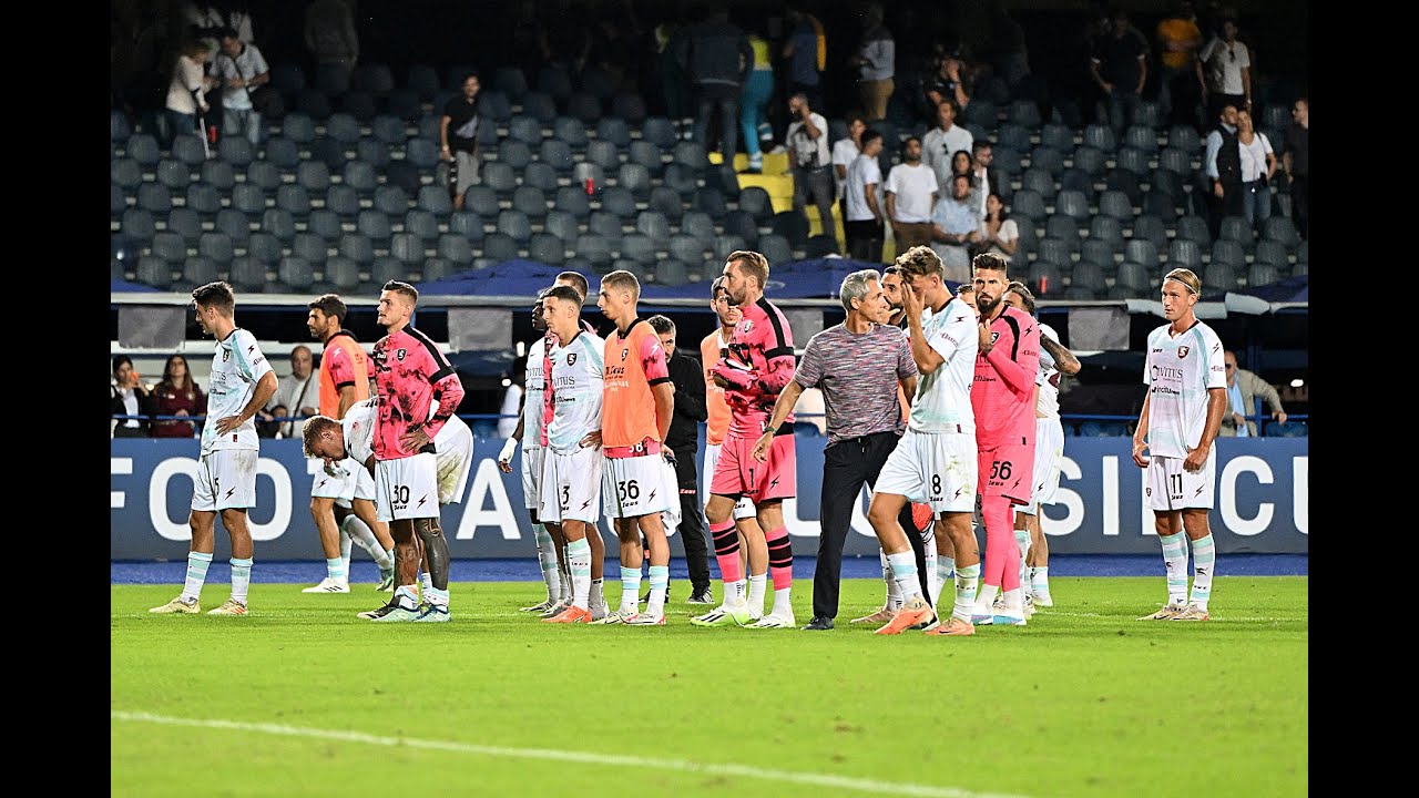 Salernitana: si può uscire senza punti, non senza anima