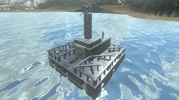 Ark Mobile Design, Turret Raft + Vault How to do ??