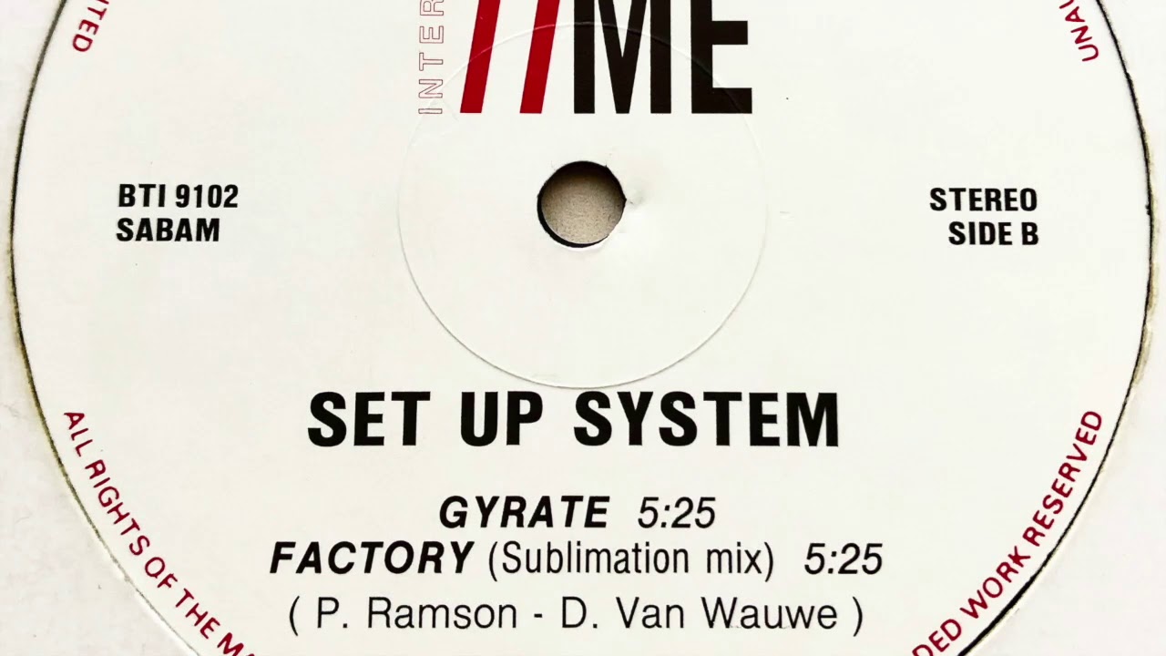 Set Up System - Factory (Sublimation Mix)