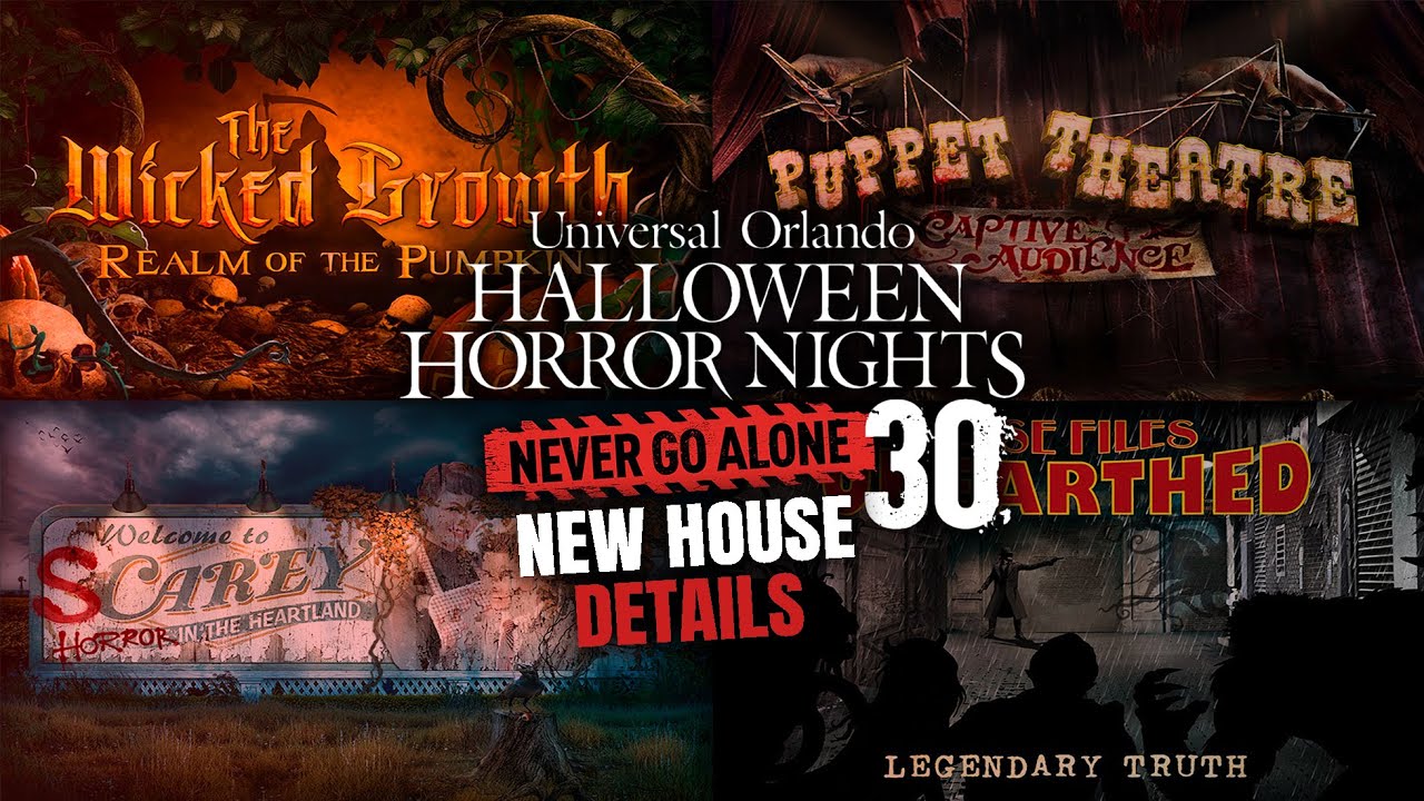 HHN 30 BIG Update 5 NEW Houses ANNOUNCED | Full Details & Thoughts at Universal Orlando