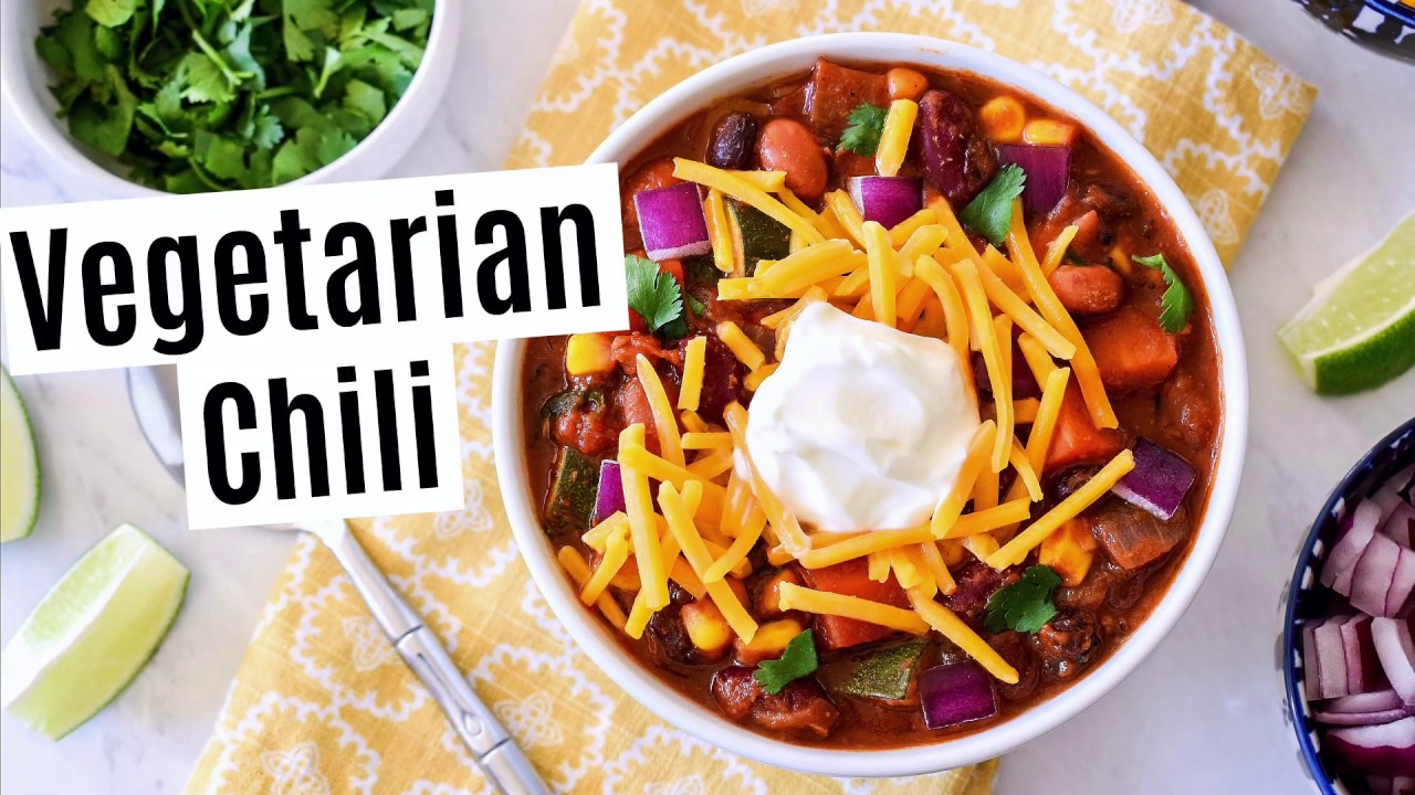 BEST Vegetarian Chili YouTube