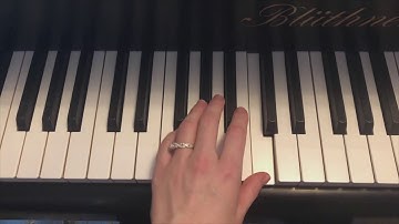 Learning Scales on the Piano - Dflat/C# major scale