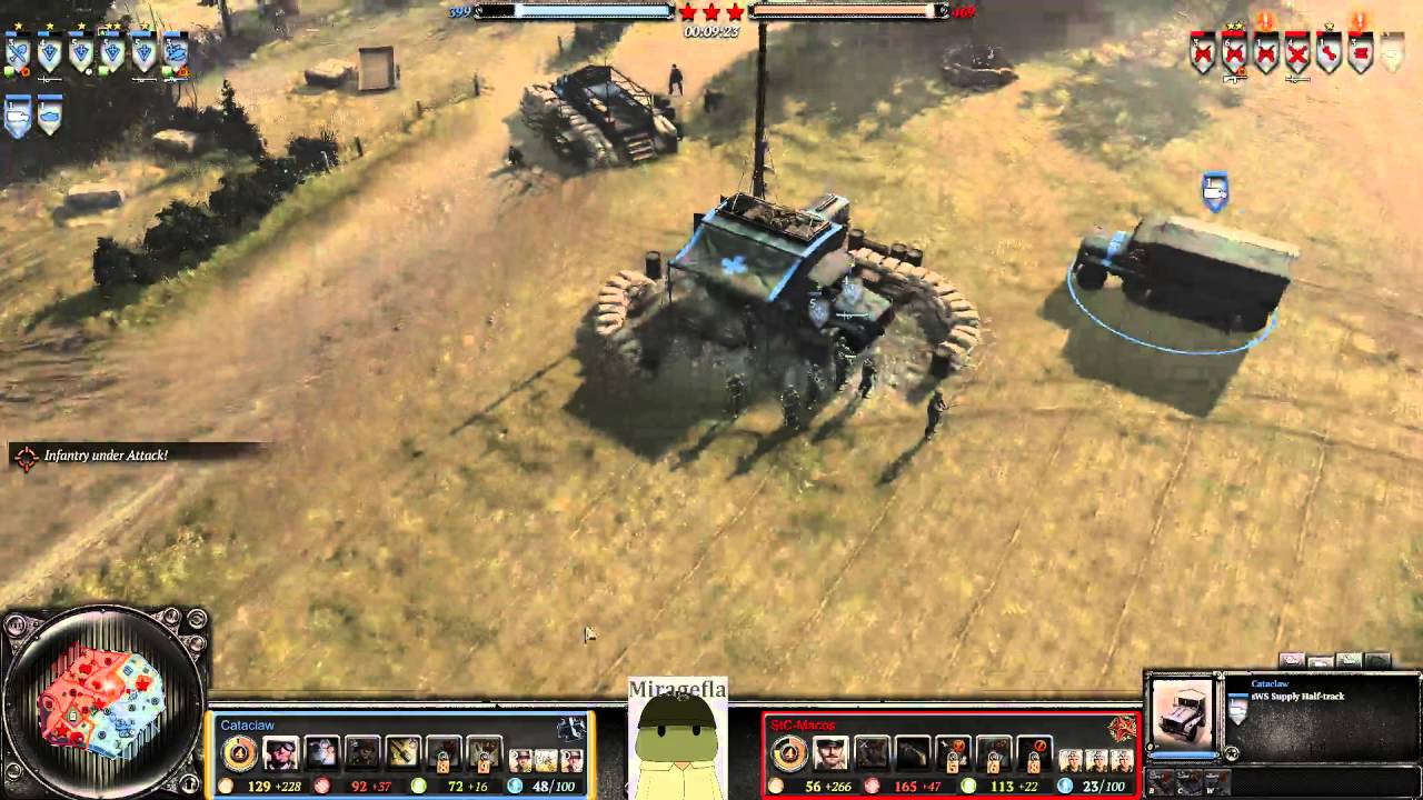 Company of Heroes 2: Macos(Soviets) vs Cataclaw(OKW)