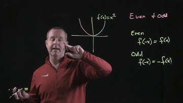 Even and Odd Functions