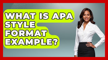 What Is APA Style Format Example? - The Language Library