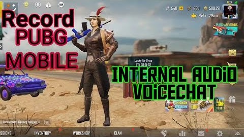 How To Record PUBGMOBILE ::-- Internal Sound Voice Chat