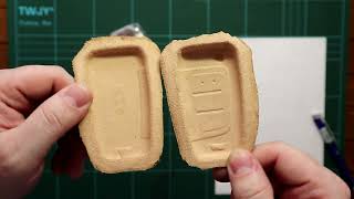 Изготовление формованного чехола на автоключ/Making a molded car key case