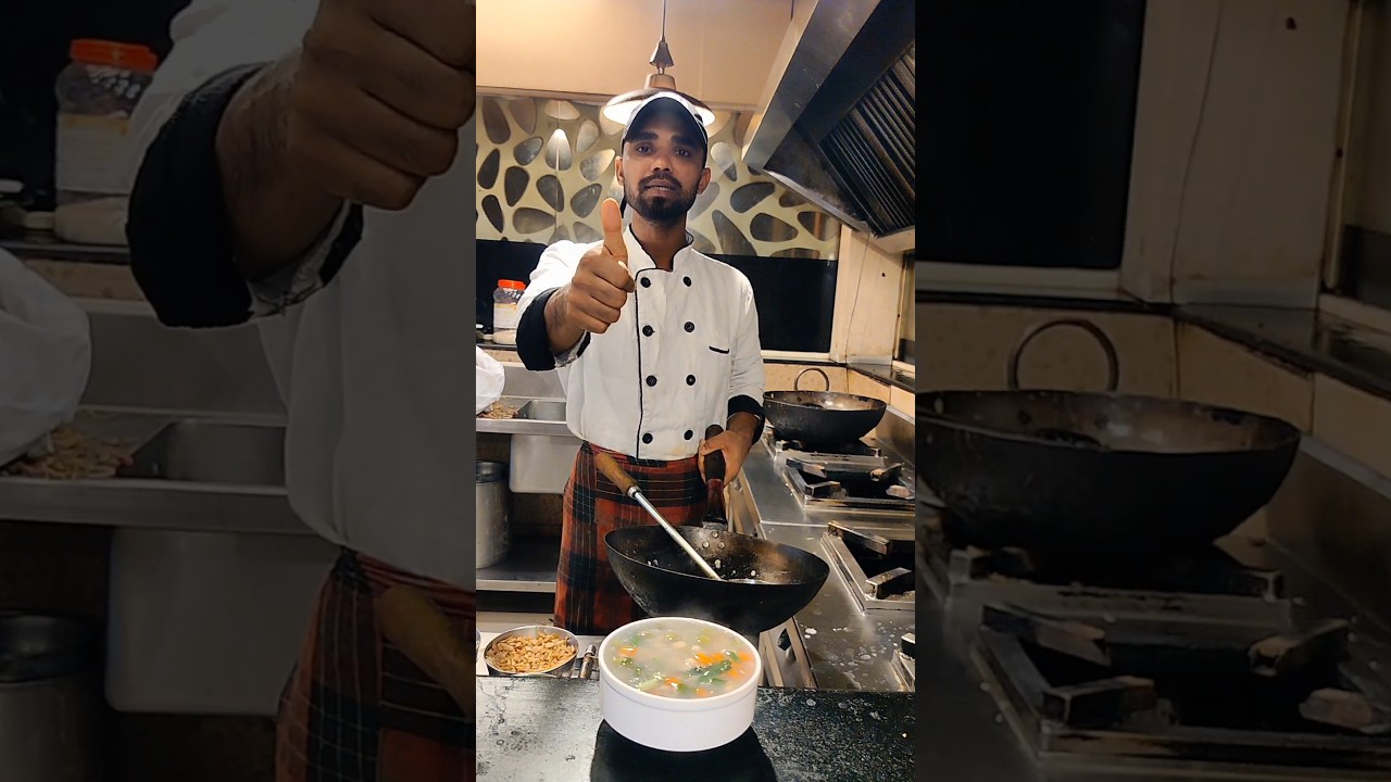 Restaurant style sweet corn veg soup #shorts