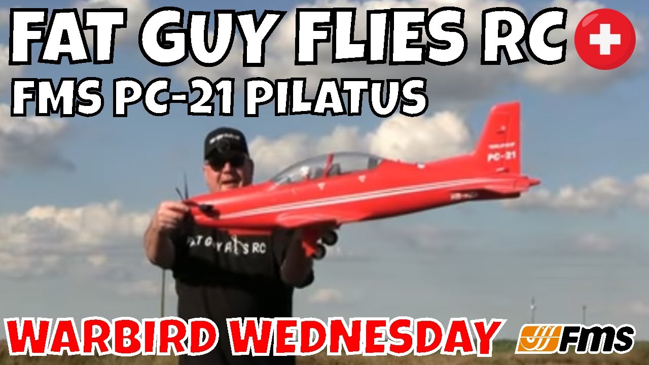 FMS PC-21 PILATUS WARBIRD WEDNESDAY by FGFRC #aviation #rc