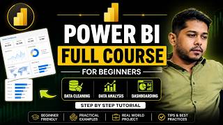 Power BI Full Course for Beginners (2026) | Data Cleaning, Data Analysis & Dashboard Tutorial
