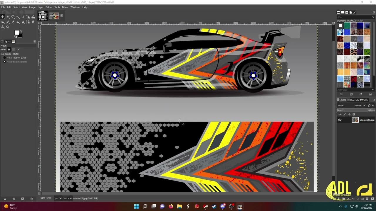 How to create Livery and Window Banners in Assetto Corsa - YouTube