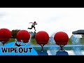 Richard Hammond takes a chance at the wipeout course! 😱 | Total Wipeout Official | Clip
