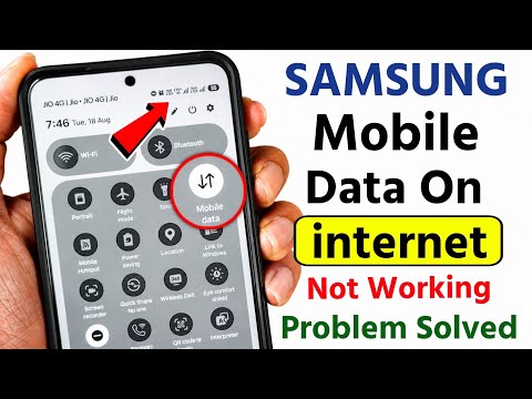 Samsung Mobile Data Not Working Problem 2026 | Mobile Data On But Internet Not Working Samsung