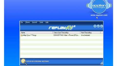How to Record a Flash Video and Convert it to iPhone format with Replay AV