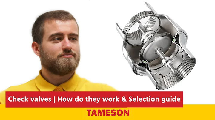 Check valves | How do they work & Selection guide | Tameson