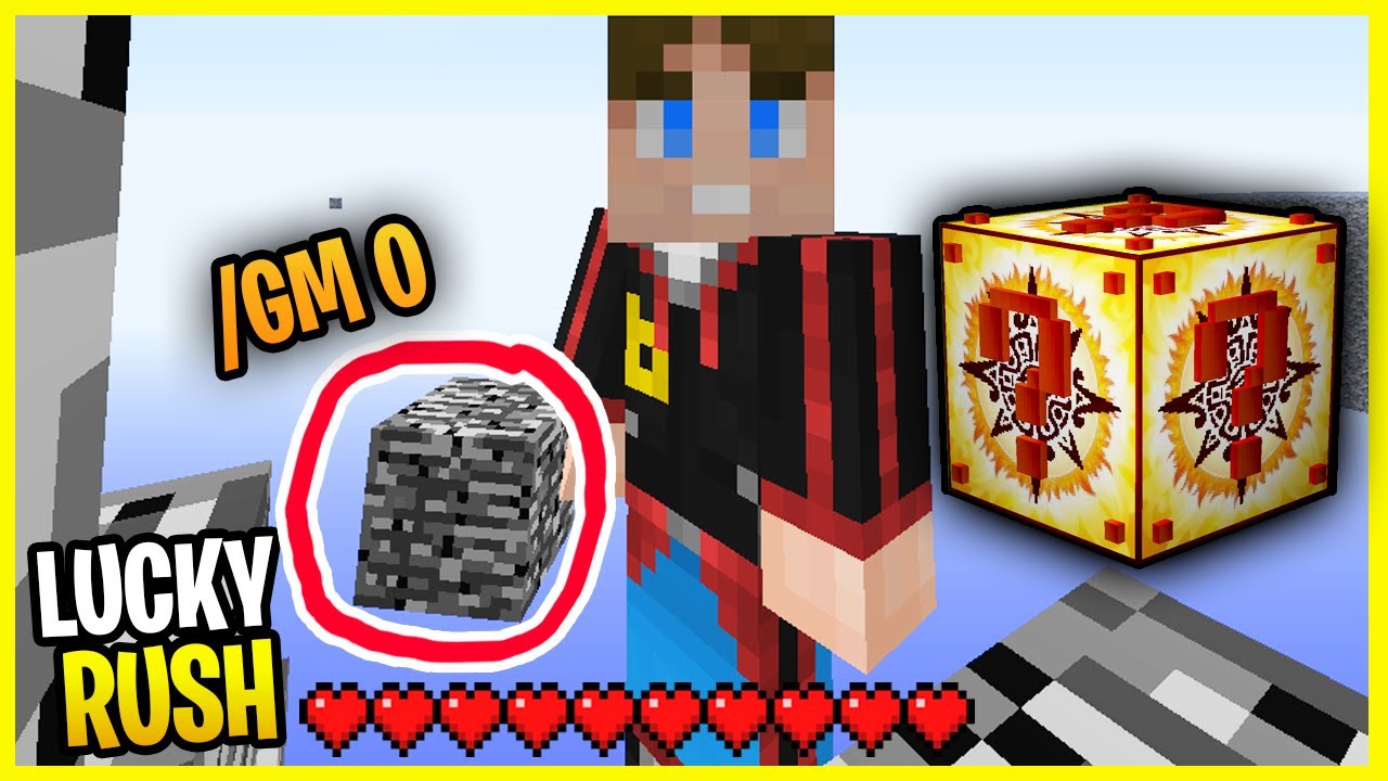 Base in SURVIVAL bauen | Lucky Rush | Lucky Block Deutsch