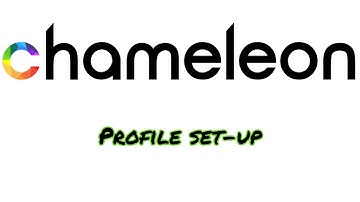 Setting up a new profile in Chameleon Mode