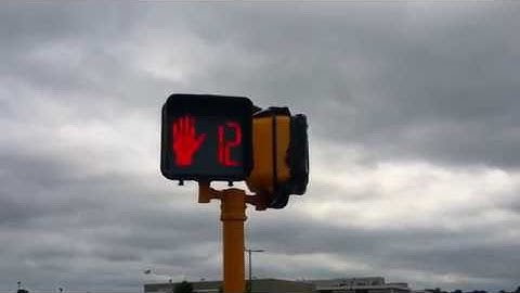 The Crappy Pedestrian Signals behind my old high school are gone!