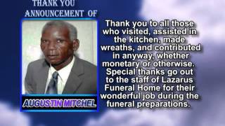 Augustin Mitchel thank you