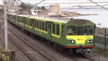 Irish Rail 8300 Class Dart Train Number 8304 - Seapoint, Dublin