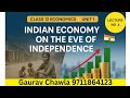 Indian economy at the time of independence | lecture no.4 | #12th #economics #gauravchawla #cbse