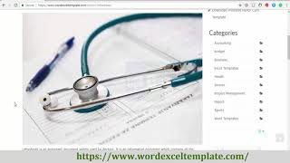 Doctor Letterhead Template - how to make letterhead for free