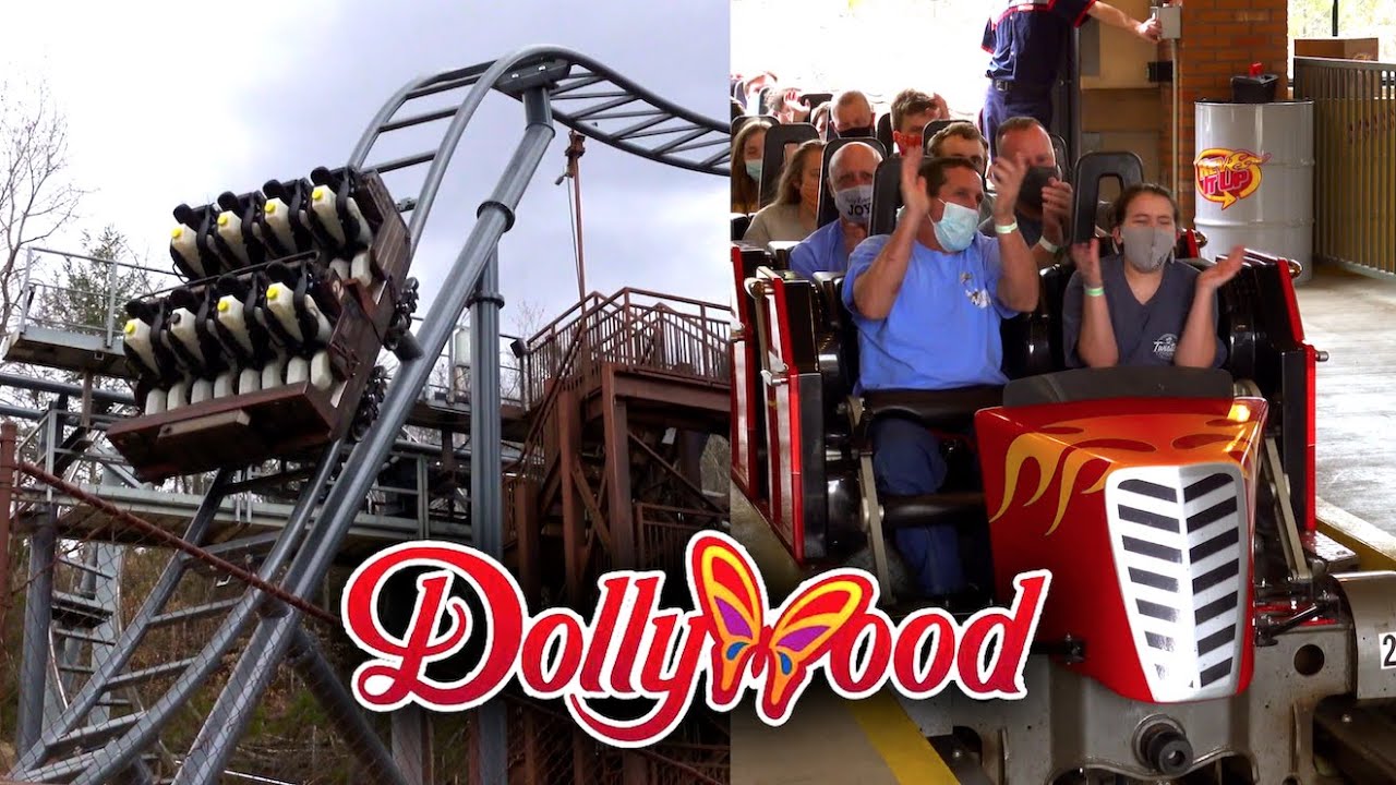 What's New at Dollywood in 2021 - Lightning Rod Retrack Review / Up Close Look at Mystery Mine