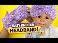 Easy Knitted Headband Tutorial 💜 | Winter Ear Warmer for Beginners | Hindi