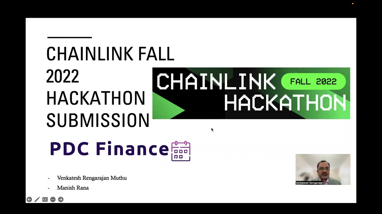 PDC Finance - Chainlink Fall 2022 Hackathon Submission