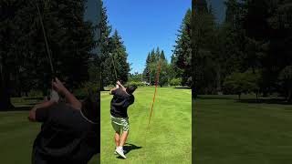 6 upside down it’s a 9 now 🤌🏽 #golf #golfswing #fypシ゚viral #practice #grind #lockin