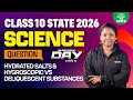 📑Question Of The Day❓Hydrated Salts &amp; Hygroscopic vs Deliquescent Substances | Xylem State 10 Tamil