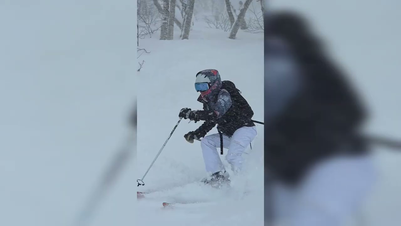 Skiing in Niseko, Japan