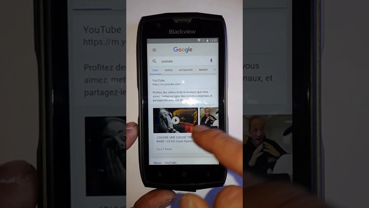Problème écran 4 - YouTube