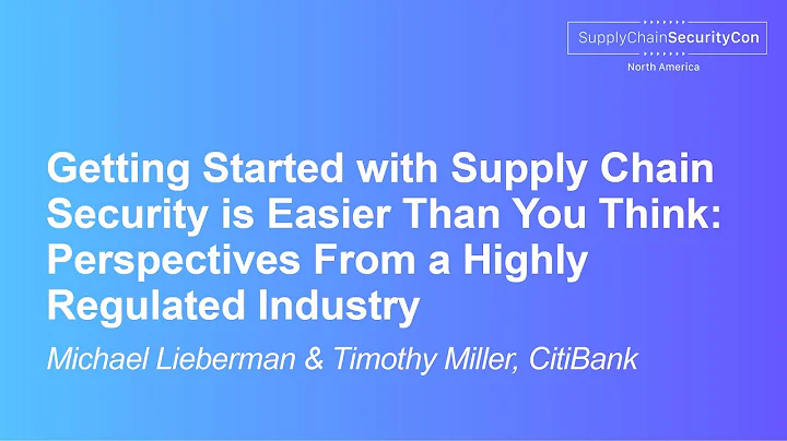 Getting Started with Supply Chain Security is Easi...