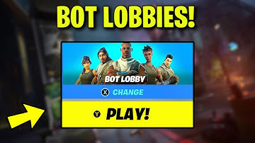 How to GET BOT LOBBIES in FORTNITE CHAPTER 6 SEASON 2! (Easy Tutorial for Bot Lobby Method)