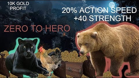 DRUID 0 TO HERO! 40+ STRENGTH BEAR! BIG DAMAGE! BIG PROFIT! No yap. | Dark and Darker