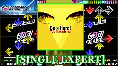 【DDR A】 Be a Hero! / 中島由貴 [SINGLE EXPERT] 譜面確認+Clap