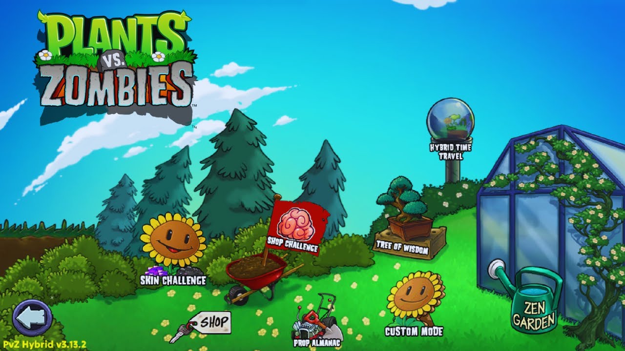 NAMATIN MODE EXTRA PLANTS VS ZOMBIES HYBRID VERSI 3.13 (Part 11)